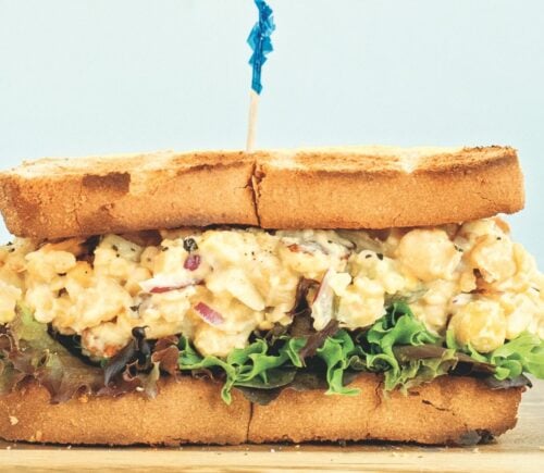 one-dish chickpea 'tuna' salad sandwich filling