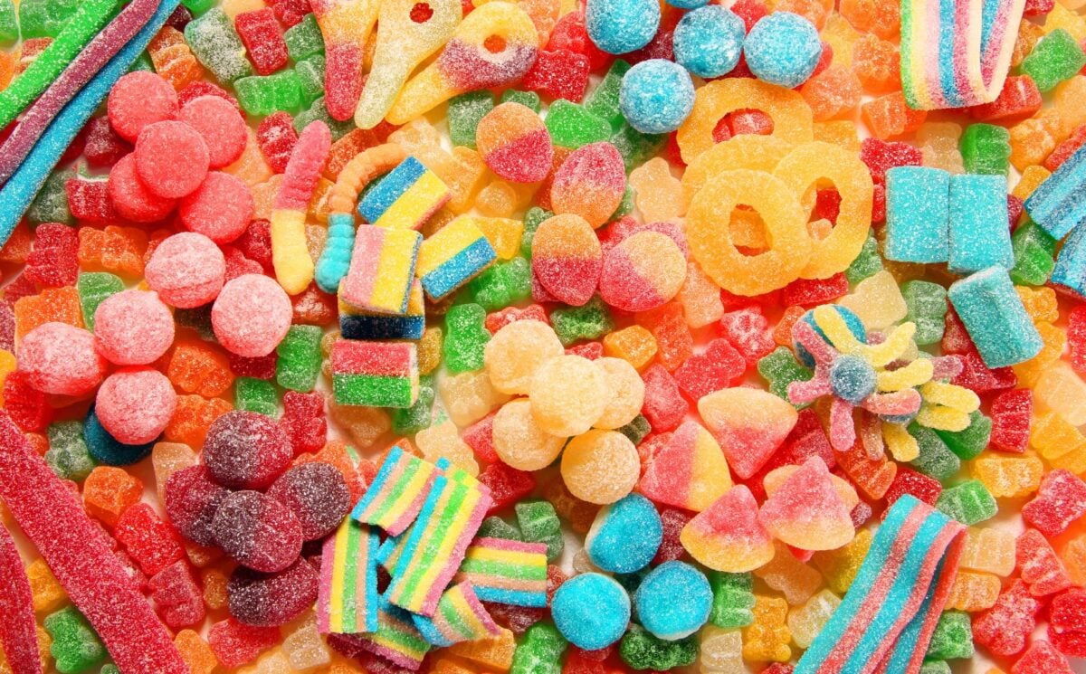 A selection of sugary candies that some advocates of the sugar diet advise
