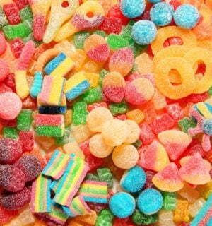 A selection of sugary candies that some advocates of the sugar diet advise