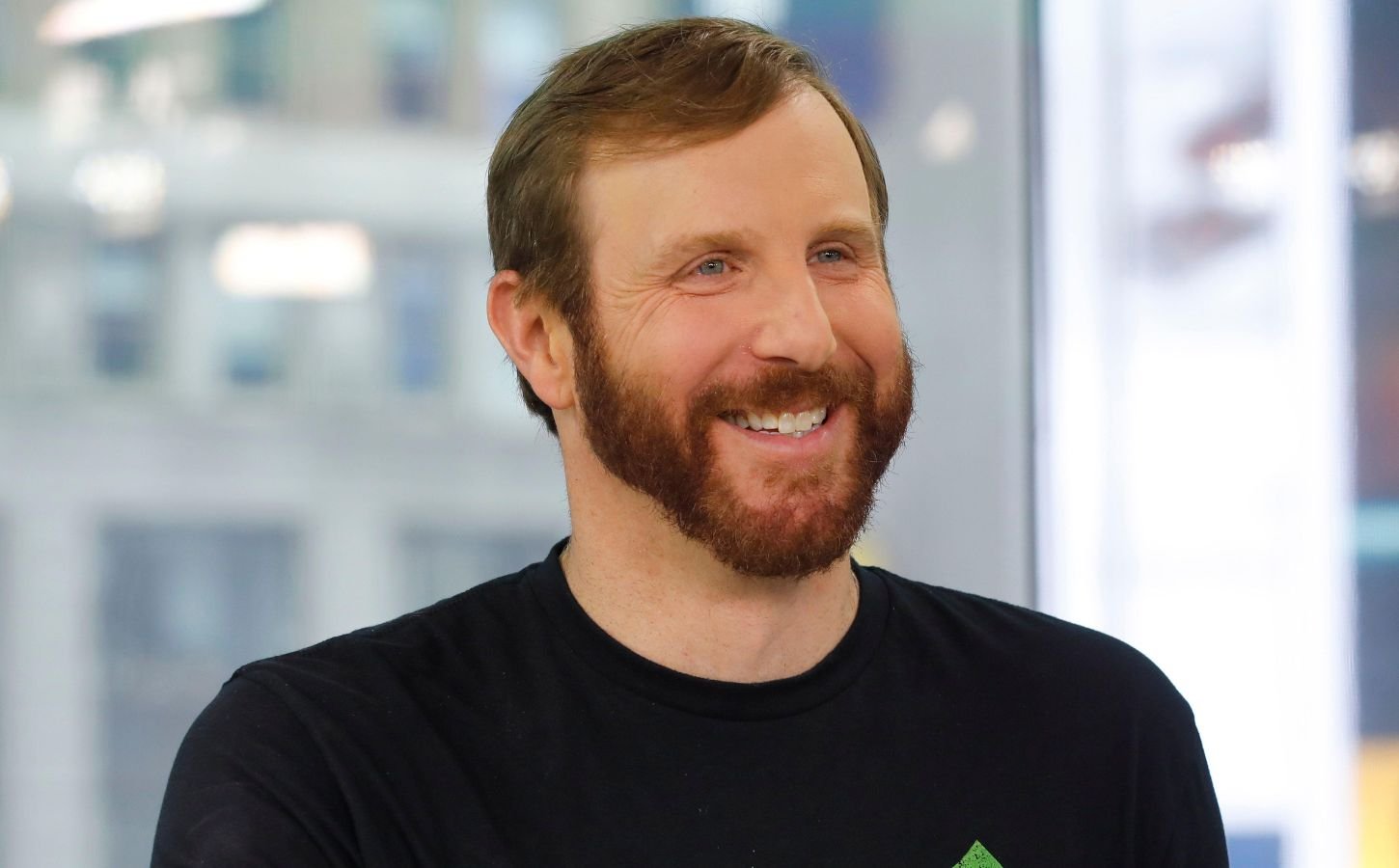 Photo shows Beyond Meat founder and CEO Ethan Brown