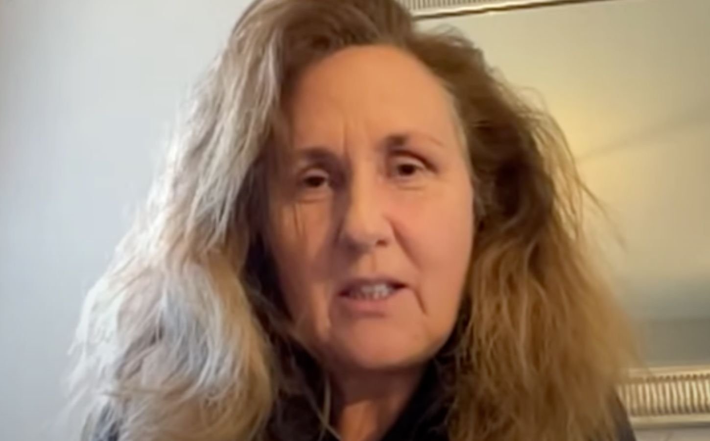 Animal farmer Angharad Lloyd in a still from an interview with Plant Geezer