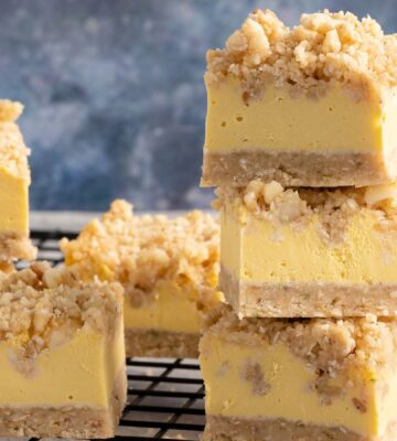 vegan Hawaiian sunshine crumble squares for gluten-free dessert ideas