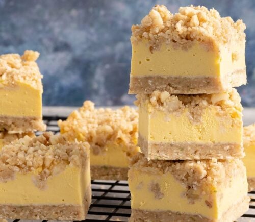 vegan Hawaiian sunshine crumble squares for gluten-free dessert ideas