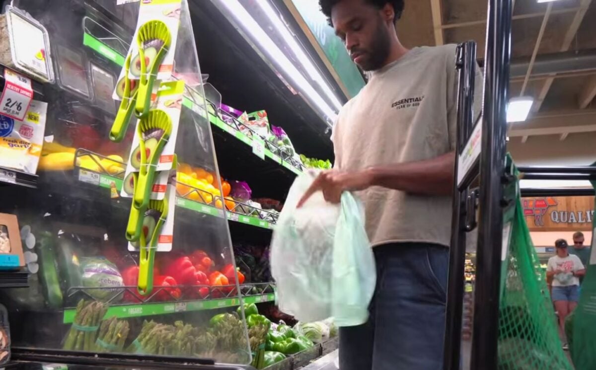 vegan grocery haul shopping with Tapped In Wellness
