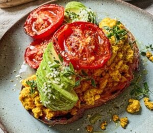tofu scramble for quick vegan weekday breakfasts