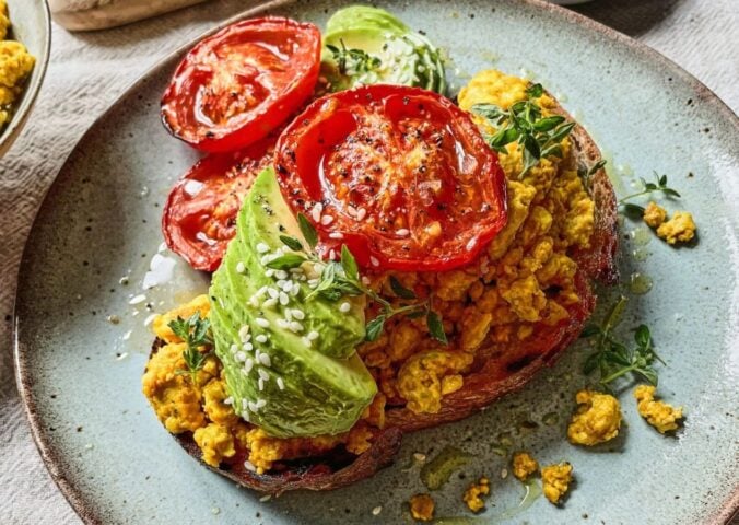 tofu scramble for quick vegan weekday breakfasts