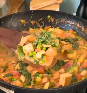 vegan comfort food recipes with a coconut stew