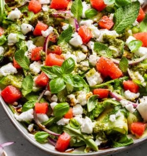 watermelon salad for vegan feta recipes
