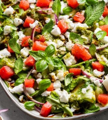 watermelon salad for vegan feta recipes
