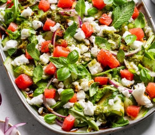watermelon salad for vegan feta recipes