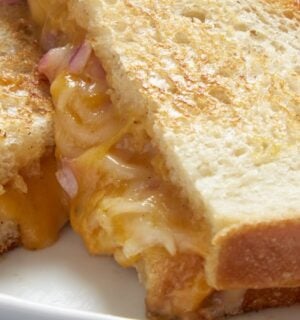 dairy-free Wisconsin grilled cheese on sourdough