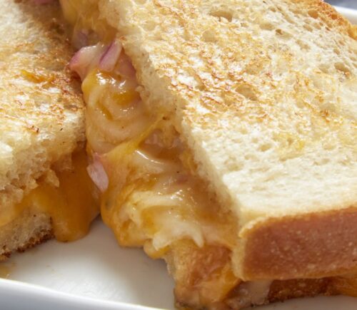 dairy-free Wisconsin grilled cheese on sourdough
