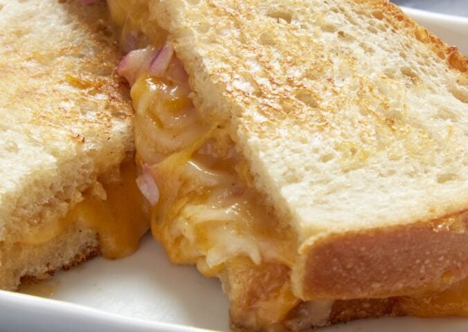 dairy-free Wisconsin grilled cheese on sourdough