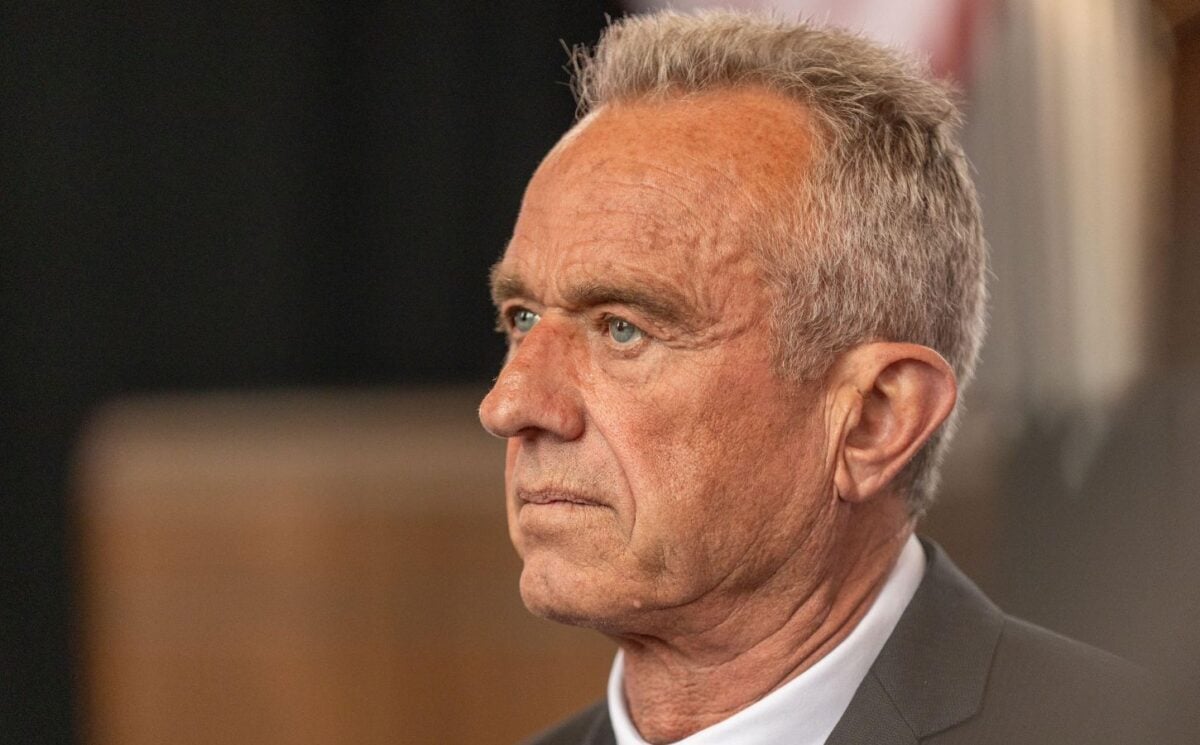 A close-up shot of RFK Jr
