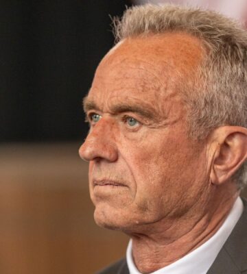 A close-up shot of RFK Jr