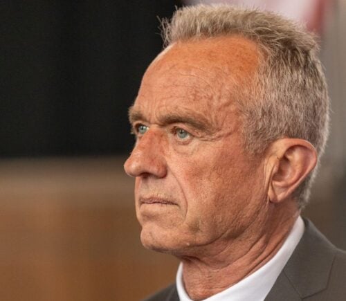 A close-up shot of RFK Jr