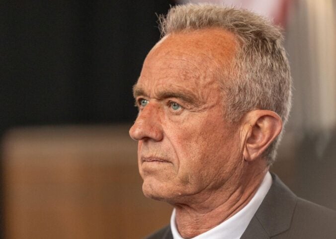 A close-up shot of RFK Jr