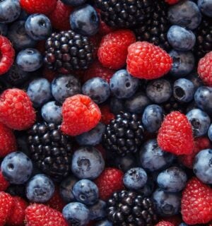 A shot of blueberries, blackberries, and raspberries, some of the foods that work like supplements