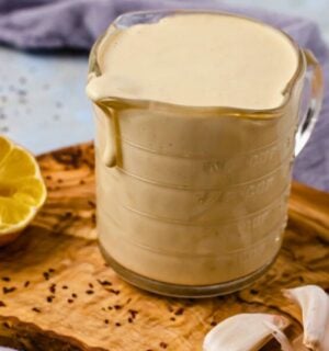 Caesar salad dressing for homemade dressings, sauces, and condiments