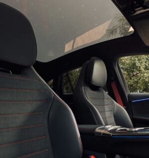 Photo shows one of the interiors of the new vegan-certified Mercedes-Benz