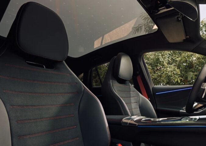 Photo shows one of the interiors of the new vegan-certified Mercedes-Benz