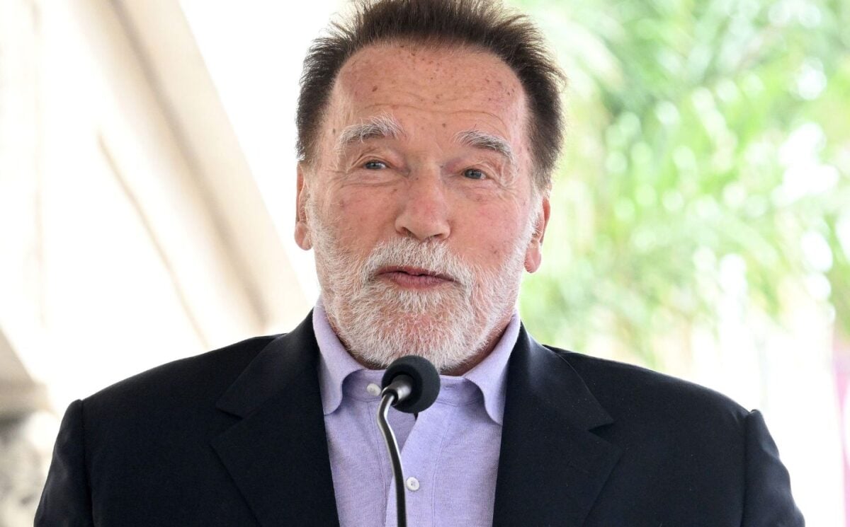 Photo shows Arnold Schwarzenegger, who recently said he follows a mostly plant-based diet