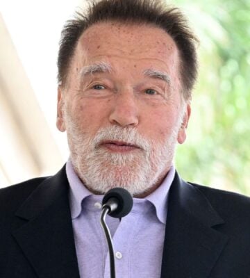 Photo shows Arnold Schwarzenegger, who recently said he follows a mostly plant-based diet