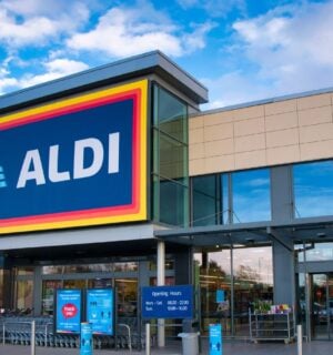 Photo shows an Aldi supermarket. Aldi Süd recently announced that more than half its food range is now plant-based