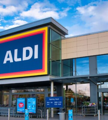 Photo shows an Aldi supermarket. Aldi Süd recently announced that more than half its food range is now plant-based