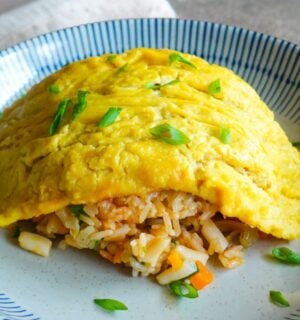 chickpea flour omelet with kala namak, nutritional yeast, and silken tofu