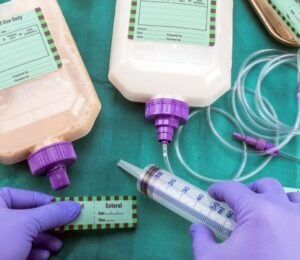 a study fed vegan food through a tube to vegan and non-vegan patients