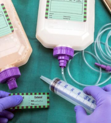 a study fed vegan food through a tube to vegan and non-vegan patients