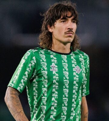 Photo shows vegan footballer Hector Bellerin