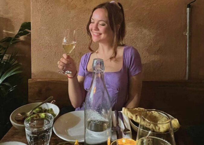 Photo shows Sophie Sugrue, the amateur chef who just became MasterChef's first-ever vegan finalist
