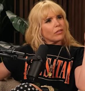 Photo shows Paloma Faith on the The Romesh Ranganathan Show, where Faith and Ranganathan tried plant-based cheeses
