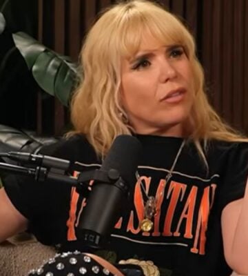 Photo shows Paloma Faith on the The Romesh Ranganathan Show, where Faith and Ranganathan tried plant-based cheeses