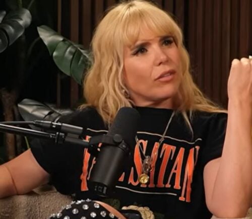 Photo shows Paloma Faith on the The Romesh Ranganathan Show, where Faith and Ranganathan tried plant-based cheeses