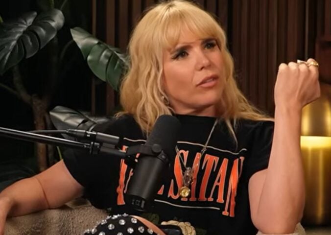 Photo shows Paloma Faith on the The Romesh Ranganathan Show, where Faith and Ranganathan tried plant-based cheeses