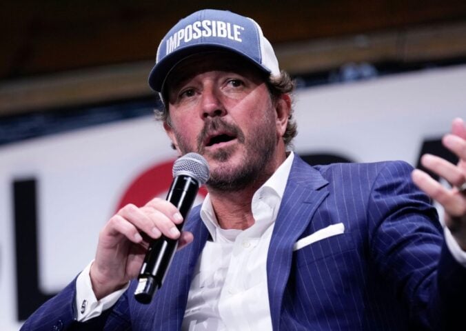 Photo shows Impossible Foods CEO Peter McGuinness, who recently said that the plant-based sector was too "woke"