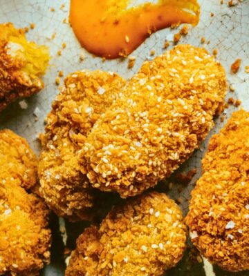 pumpkin croquettes with Chinese five spice and panko breadcrumbs