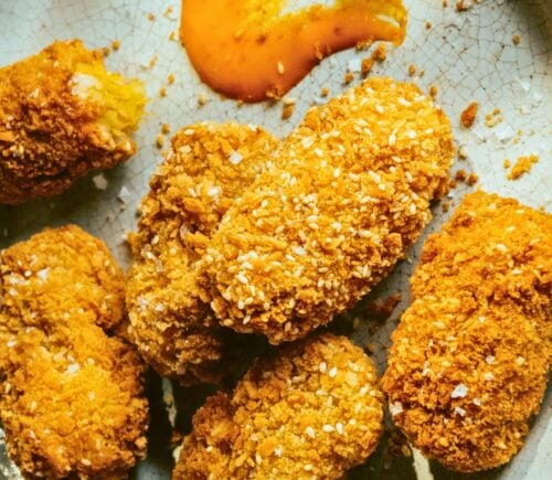 pumpkin croquettes with Chinese five spice and panko breadcrumbs