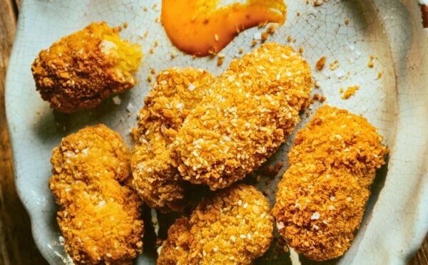 pumpkin croquettes with Chinese five spice and panko breadcrumbs