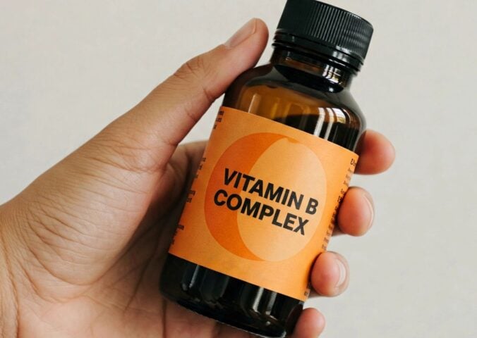 a bottle of vitamin B capsules for the article that helps you choose the best b12 supplement