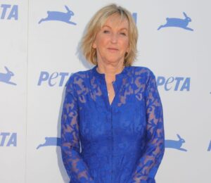Photo shows Ingrid Newkirk, the president and founder of People for the Ethical Treatment of Animals (PETA), at the PETA 35th Anniversary Gala in 2015