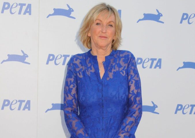 Photo shows Ingrid Newkirk, the president and founder of People for the Ethical Treatment of Animals (PETA), at the PETA 35th Anniversary Gala in 2015