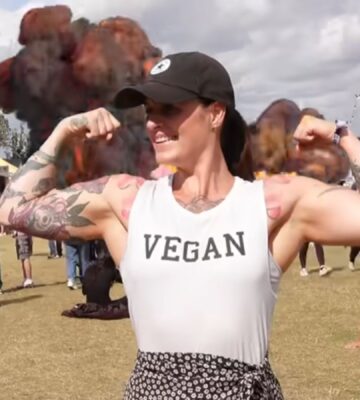 Athlete who has been vegan for 9 years interviewed by Daynesh explaining where vegan athletes get their protein
