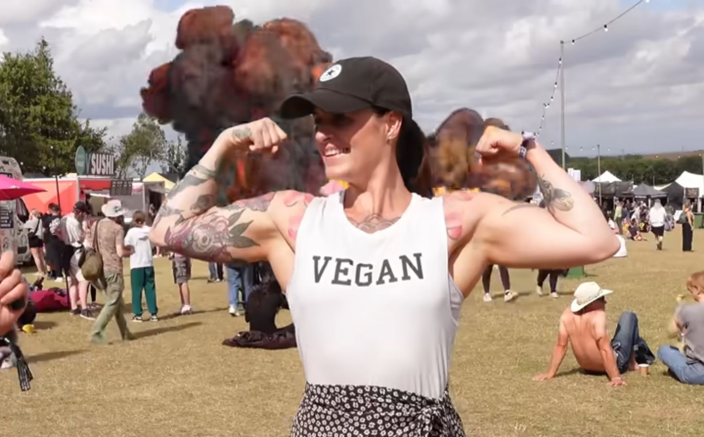 Athlete who has been vegan for 9 years interviewed by Daynesh explaining where vegan athletes get their protein