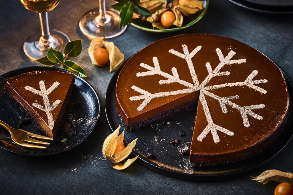 M&S is back this Christmas with a new item as well as this returning favorite, a "Hand Finished Chocolate Torte"