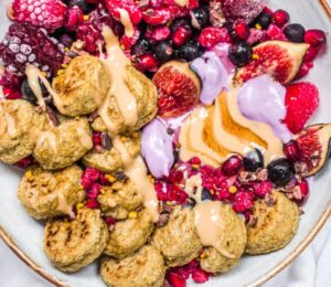 gluten-free mini oat pancakes for vegan breakfast oats recipes