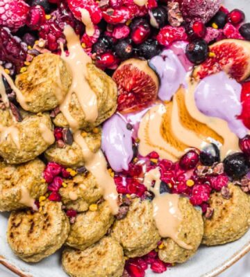 gluten-free mini oat pancakes for vegan breakfast oats recipes